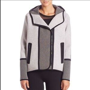 Elie Tahari Sport Margie Hooded, Color Blocked Jacket Size: XS